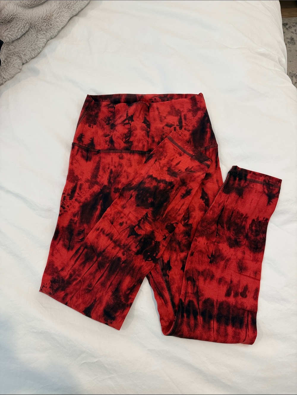 Lululemon align red Tie-Dye Leggings